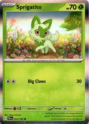 Pokemon Sprigatito 013/193 Paldea Evolved Holo NM