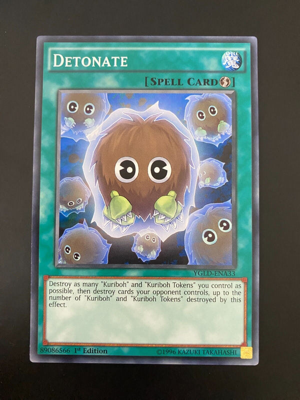 Yugioh Detonate YGLD-ENA33 Common 1st Edition NM/MINT