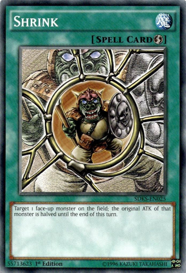 Yugioh Shrink SDKS-EN025 Common 1st Edition NM