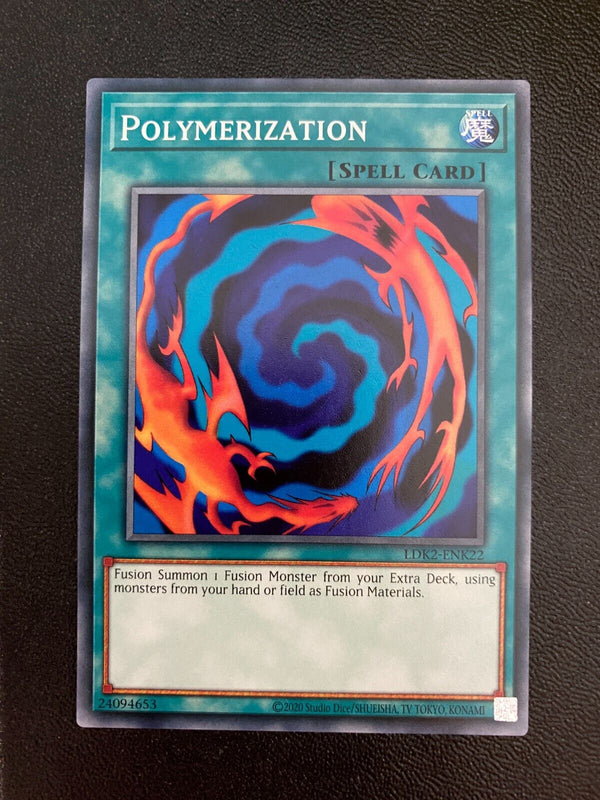 Yugioh Polymerization LDK2-ENK22 Common Unlimited Edition NM