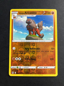 Pokemon Hisuian Arcanine 084/196 Lost Origin Reverse Holo NM