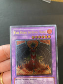 Yugioh Evil Hero Inferno Wing GLAS-EN038 Ultimate Rare 1st Edition NA MP