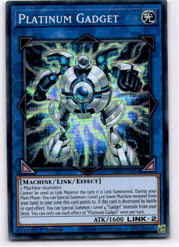 Yugioh Platinum Gadget RA05-EN054 Super Rare 1st Edition NM