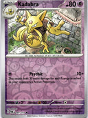 Pokemon Kadabra 081/167 Twilight Masquerade Reverse Holo NM
