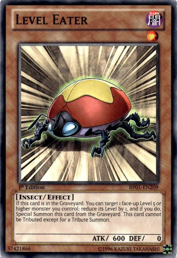 Yugioh Level Eater BP01-EN209 Common 1st/unl Edition VLP/NM