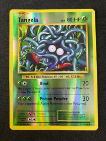 Pokemon Tangela 8/108 XY Evolutions Reverse Holo DAMAGED