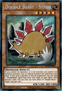 Yugioh Doodle Beast - Stego BLCR-EN032 Secret Rare 1st Edition VLP/NM
