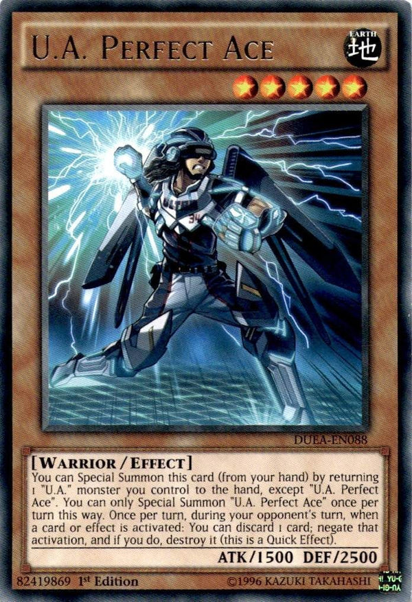 Yugioh U.A. Perfect Ace DUEA-EN088 Rare 1st Edition VLP/NM