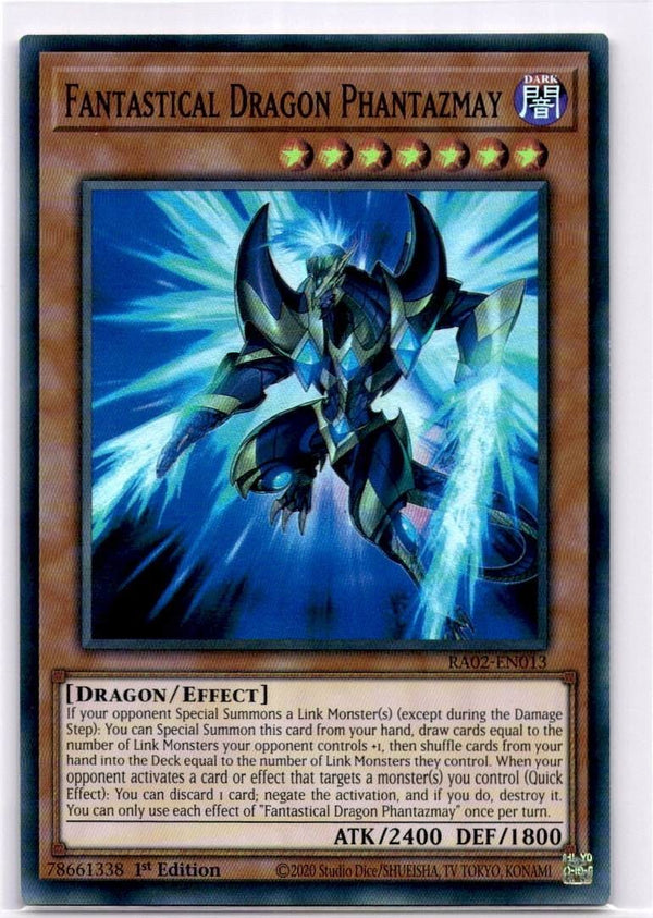 Yugioh Fantastical Dragon Phantazmay RA02-EN013 Super Rare 1st Edition NM