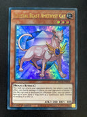 Yugioh Crystal Beast Amethyst Cat BLCR-EN048 Ultra Rare 1st Edition NM