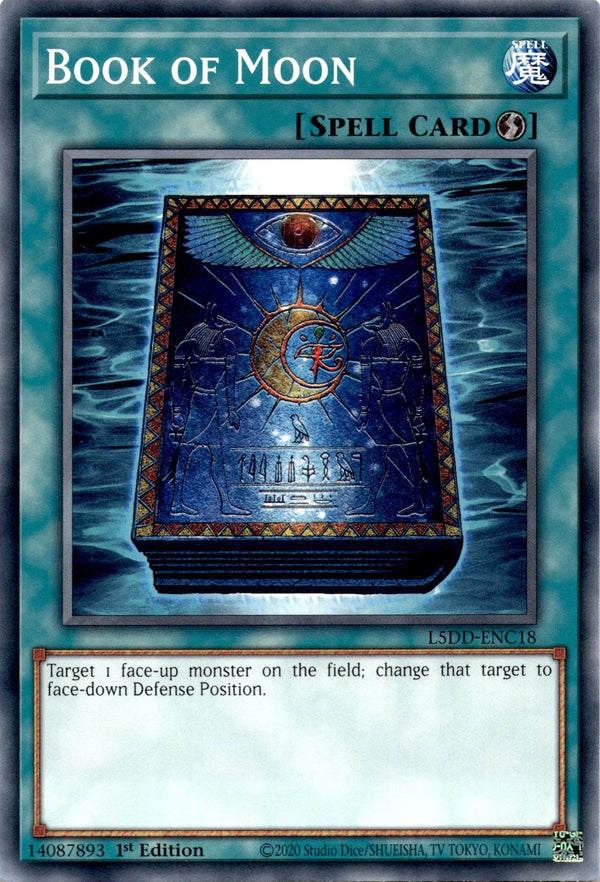Yugioh Book of Moon L5DD-ENC18 Common 1st Edition NM