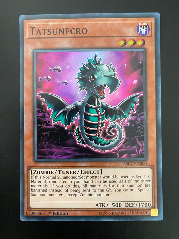 Yugioh Tatsunecro SR07-EN000 Super Rare 1st Edition NM/MINT