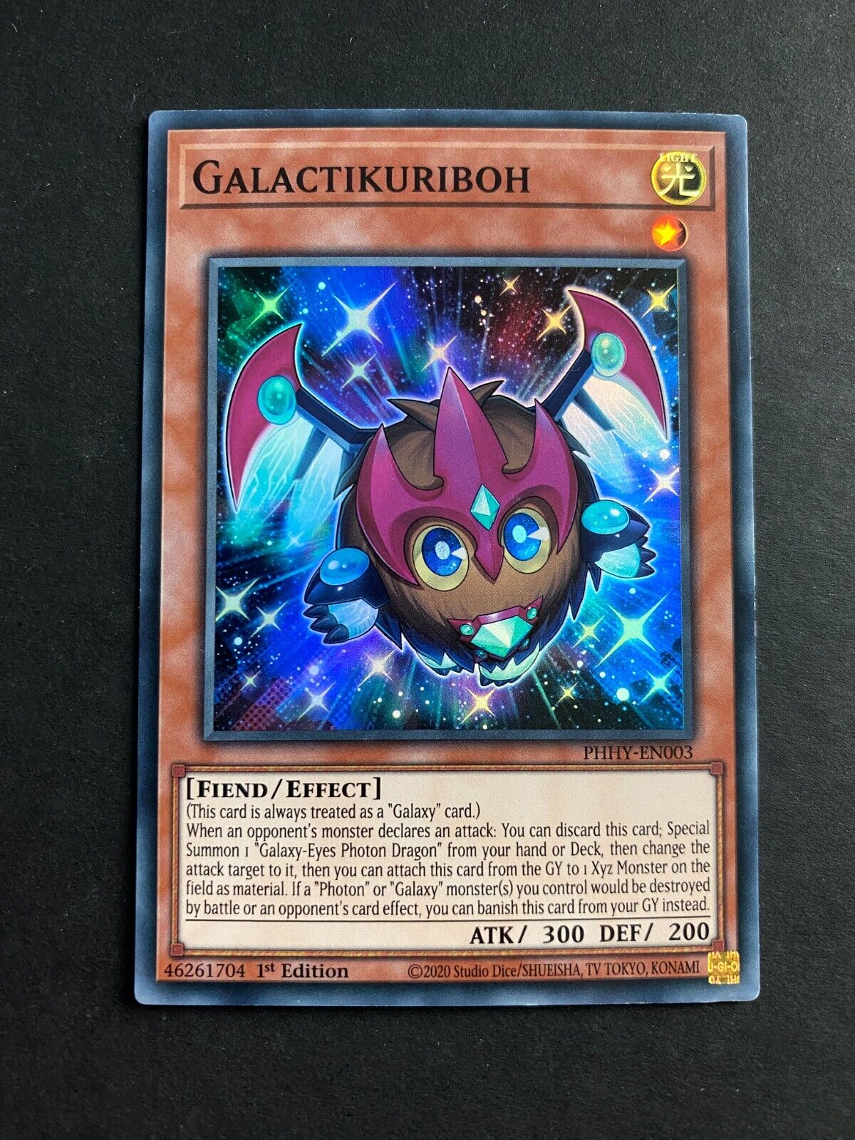 Yugioh Galactikuriboh PHHY-EN003 Super Rare 1st Edition LP