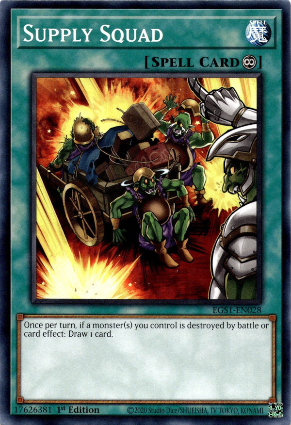 Yugioh Supply Squad EGS1-EN028 Common 1st Edition NM