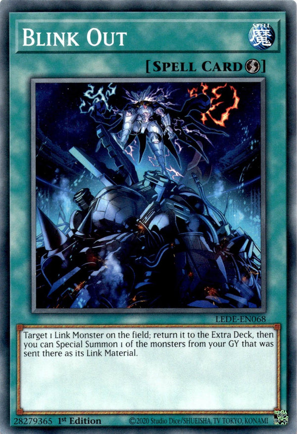 Yugioh Blink Out LEDE-EN068 Common 1st Edition NM