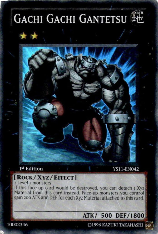 Yugioh Gachi Gachi Gantetsu YS11-EN042 Super Rare 1st Edition MP