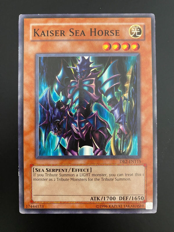 Yugioh Kaiser Sea Horse DB2-EN115 Unlimited Edition LP