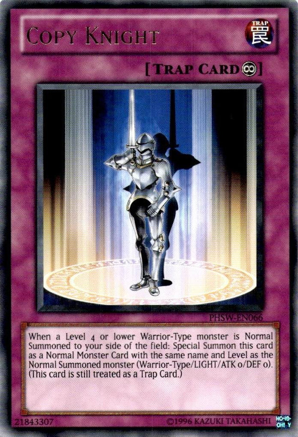 Yugioh Copy Knight PHSW-EN066 Rare Unlimited Edition VLP/NM