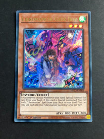 Yugioh Libromancer Geek Boy MP23-EN001 Ultra Rare 1st Edition VLP/NM