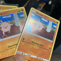 Pokemon Mankey 8/12 McDonald's Promo Card 2019 LP - Indents