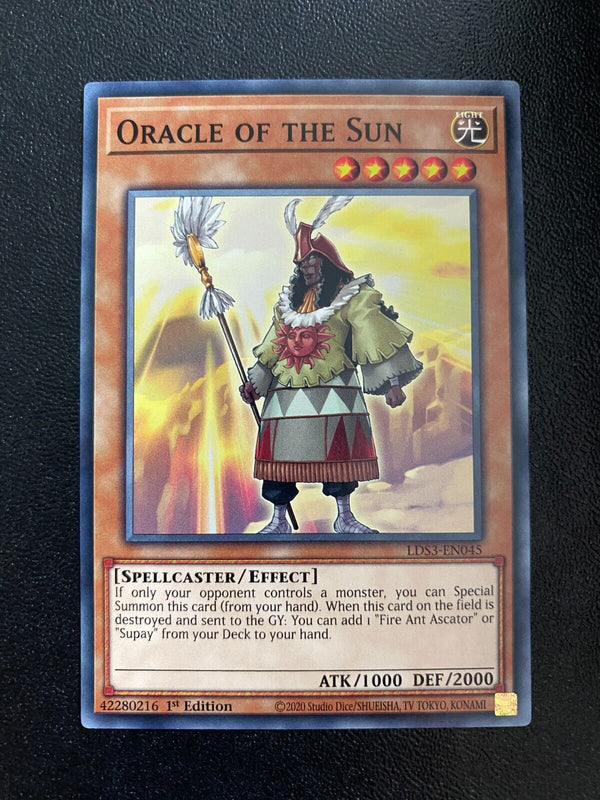 Yugioh Oracle of the Sun LDS3-EN045 Common 1st Edition NM