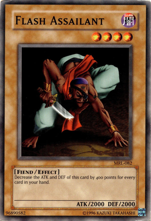 Yugioh Flash Assailant MRL-082 Common Unlimited Edition HP