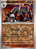 Pokemon Houndoom 034/198 Scarlet Violet Base Reverse Holo VLP/NM