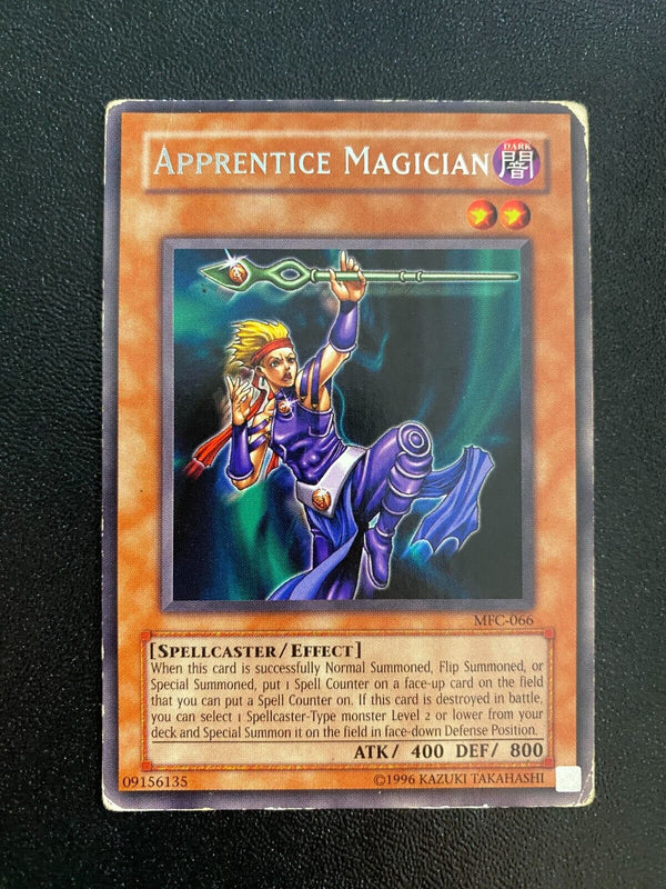 Yugioh Apprentice Magician MFC-066 Rare Unlimited Edition DMG