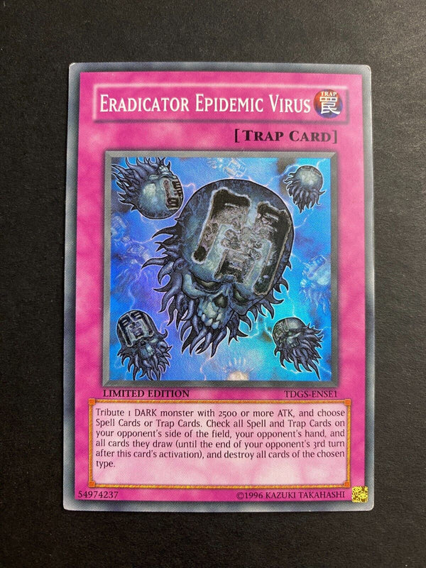 Yugioh Eradicator Epidemic Virus TDGS-ENSE1 Limited Edition HP/MP
