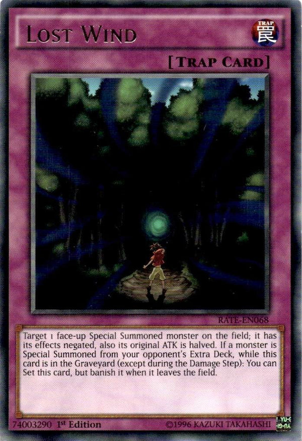 Yugioh Lost Wind RATE-EN068 Rare 1st Edition VLP/NM