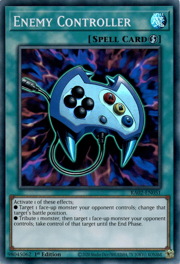 Yugioh Enemy Controller RA02-EN051 Super Rare 1st Edition NM