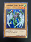 Yugioh Elemental Hero Avian LCGX-EN001 Common 1st Edition NM/MINT