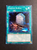 Yugioh Foolish Burial RA02-EN049 Super Rare 1st Edition VLP/NM