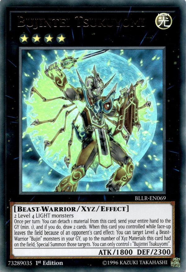 Yugioh Bujintei Tsukuyomi BLLR-EN069 Ultra Rare 1st Edition VLP/NM