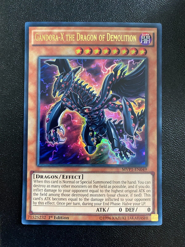 Yugioh Gandora-X the Dragon of Demolition MVP1-EN049 Ultra Rare 1st Ed MP/LP