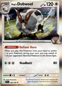 Pokemon Hop's Dubwool 136/159 Journey Together Holo NM
