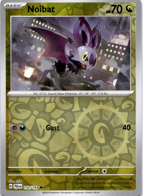 Pokemon Noibat 152/193 Paldea Evolved Reverse Holo NM
