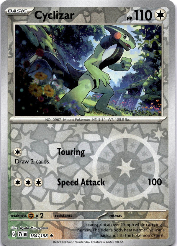 Pokemon Cyclizar 164/198 Scarlet Violet Base Reverse Holo NM