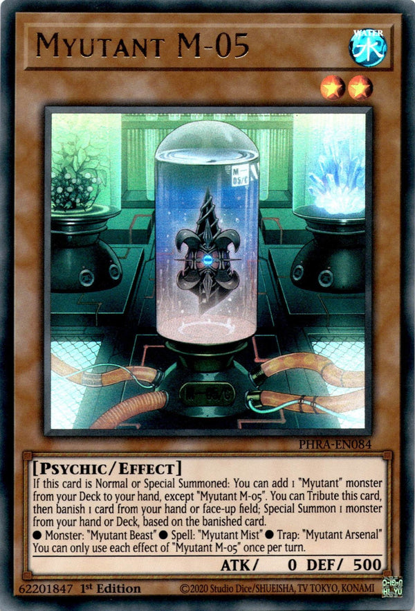 Yugioh Myutant M-05 PHRA-EN084 Ultra Rare 1st Edition NM