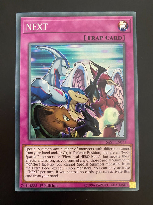 Yugioh NEXT SAST-EN071 Super Rare 1st Edition NM