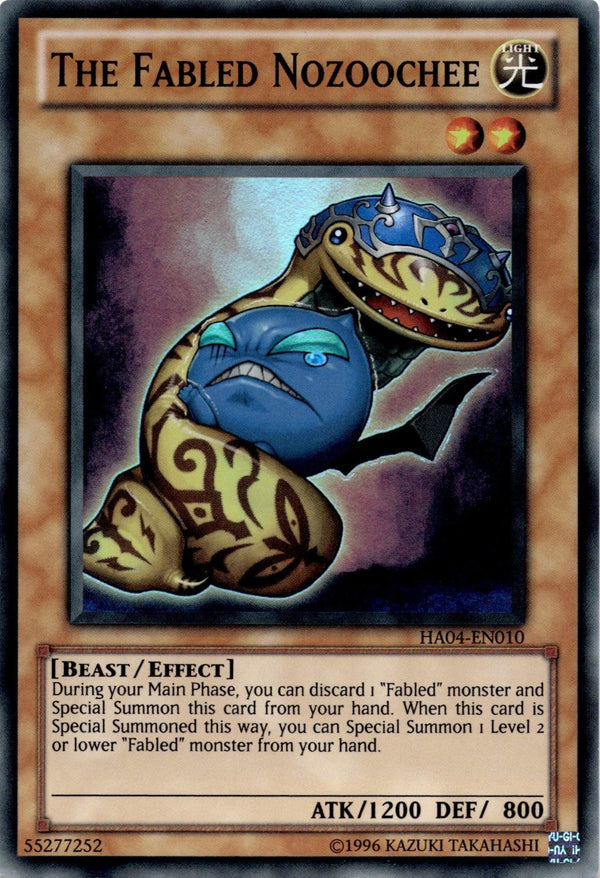 Yugioh The Fabled Nozoochee HA04-EN010 Super Rare Unlimited Edition NM