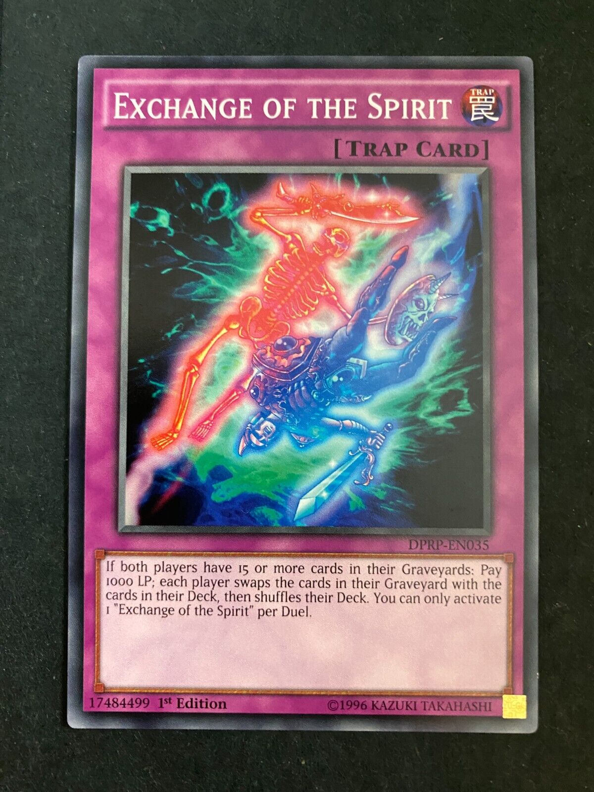 Yugioh Exchange of the Spirit DPRP-EN035 Common 1st Edition NM