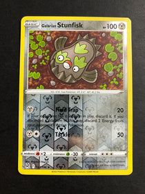 Pokemon Galarian Stunfisk 127/196 Lost Origin Reverse Holo NM