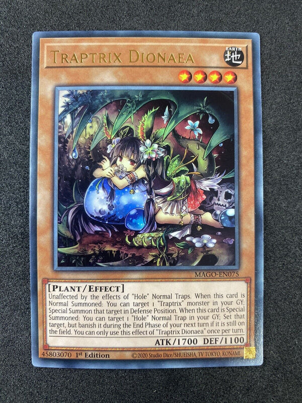 Yugioh Traptrix Dionaea MAGO-EN075 Gold Rare 1st Edition NM