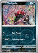 Pokemon Venipede 115/167 Twilight Masquerade Reverse Holo NM