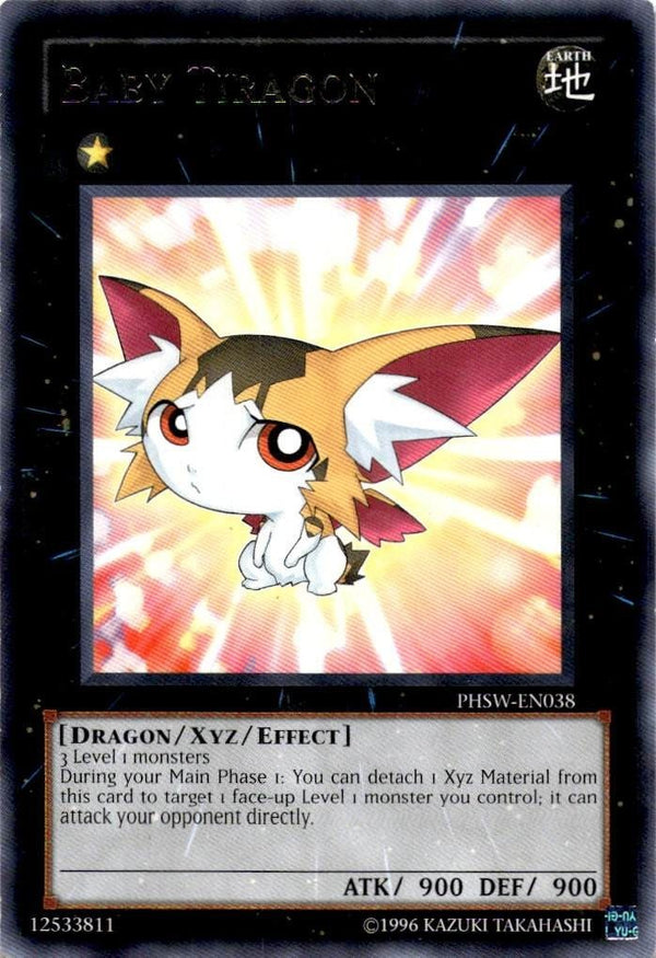 Yugioh Baby Tiragon PHSW-EN038 Rare Unlimited Edition LP