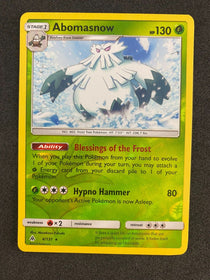 Pokemon Abomasnow 4/131 Forbidden Light Reverse Holo NM