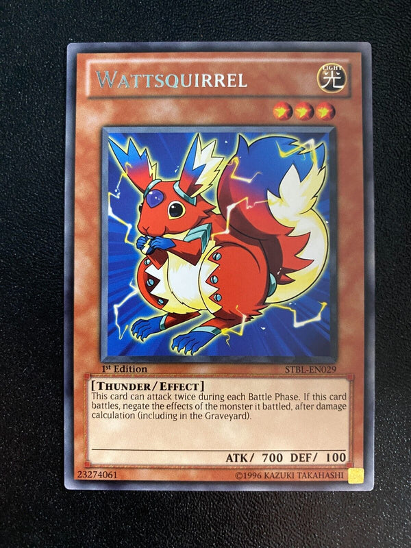 Yugioh Wattsquirrel STBL-EN029 Rare 1st Edition VLP/NM