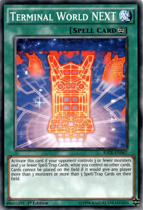 Yugioh Terminal World NEXT RATE-EN067 Common 1st Edition NM
