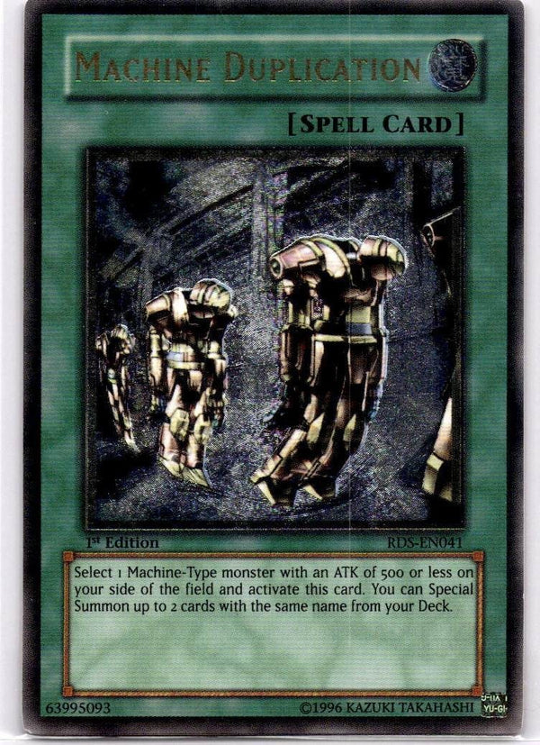 Yugioh Machine Duplication RDS-EN041 Ultimate Rare 1st Edition LP (INDENT)